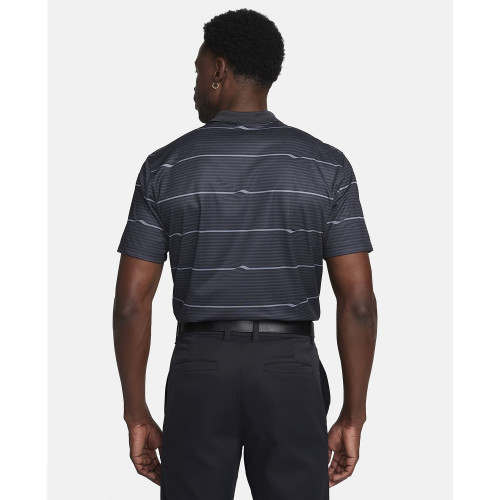 Nike Golf Dri-Fit Victory+ Ripple Polo Shirt  - Black/Dark Smoke Grey