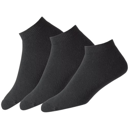 FootJoy ComfortSof Sport Mens White Golf Socks 3-Pack (Black)