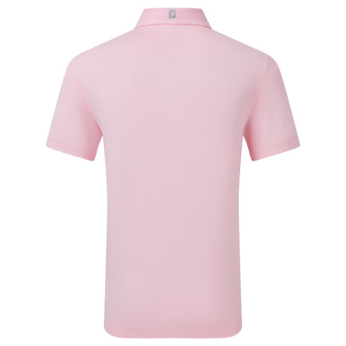 FootJoy Stretch Pique Solid Mens Golf Polo Shirt  - Light Pink