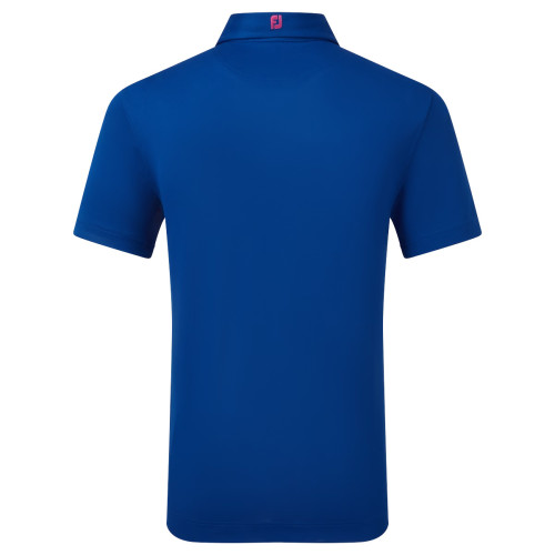 FootJoy Stretch Pique Solid Mens Golf Polo Shirt  - Deep Blue