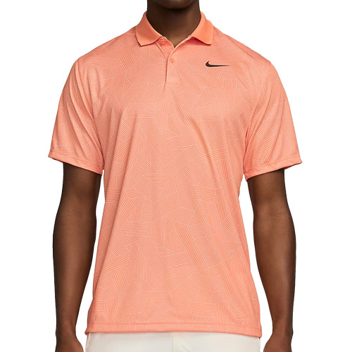 Nike Golf Dri-Fit Victory+ Mens Polo Shirt  - Orange Trance